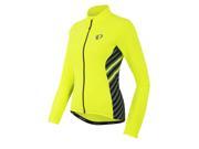 Pearl Izumi 2016 17 Women s Select Pursuit Thermal Long Sleeve Cycling Jersey 11221659 SCREAMING YELLOW STRIPE M