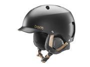Bern 2016 17 Women s Lenox EPS Winter Snow Helmet w Knit Liner Satin Black w Black Liner XS S