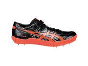 Asics 2016 Men s High Jump Pro L Track and Field Shoes G608Y.9006 Black Flash Coral Silver 11.5