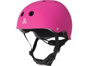 Triple Eight Lil 8 Dual Certified Toddler Kids Bicycle Helmet with EPS Liner Pink Rubber One Size