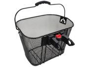 Summit Quick Release Mesh Front Bicycle Basket Black