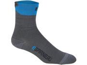 Louis Garneau 2017 Merino 60 Cycling Running Socks 1086078 GREY BLUE SM