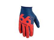 SixSixOne 2016 Men s Comp Slice Full Finger Mountain Cycling Gloves 7112 Navy Red XS