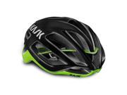 Kask Protone Road Cycling Helmet Black Neon Lime Medium