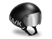 Kask Bambino Pro Time Trial Cycling Helmet Matte Black Silver Medium