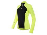 Pearl Izumi 2016 17 Women s Pursuit Wind Thermal Long Sleeve Run Top 12221608 SCREAMING YELLOW BLACK XL