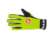 Castelli 2016 17 Scalda Full Finger Winter Cycling Gloves K16535 yellow fluo black M