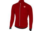 Castelli 2016 17 Men s Puro Full Zip Long Sleeve Cycling Jersey A16516 Red M