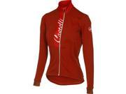 Castelli 2016 17 Women s Sorriso FZ Long Sleeve Cycling Jersey A16548 ruby red red L