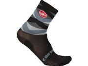 Castelli 2016 17 Fatto 12 Cycling Sock R16576 black anthracite L XL