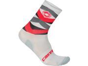Castelli 2016 17 Fatto 12 Cycling Sock R16576 red anthracite S M