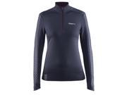 Craft 2016 17 Women s Facile Embossed HalfZip Long Sleeve Run Top 1904524 Gravel Space L