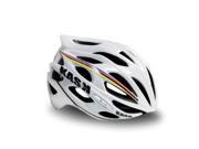 Kask Mojito Road Cycling Helmet White with Rainbow Stripe XL