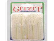 Lot 4 Gitzit 91047 3 5 Fat Gitzit 10 PK Pearl White Fishing Soft Plastic 058690 GITZIT