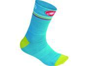 Castelli 2015 16 Women s Atelier 13 Cycling Sock R15569 turquoise S M