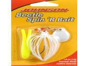 Johnson Berkley Beetle Spin R Bait Colorado 1 8 White BSBC1 8 WH
