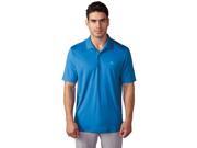 Adidas Golf 2017 Men s Branded Performance Short Sleeve Polo Shirt Ray Blue L