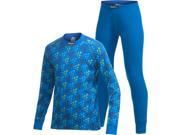 Craft 2014 15 Boy s Basic 2 Pack Base Layer Print Set 193901 Swedish Blue S