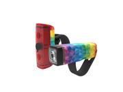 Knog Pop Duo Bicycle Head Light Tail Light Set Rainbow