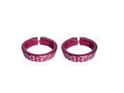 PRO Alloy Bicycle Lockring Set Red