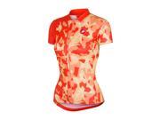 Castelli 2015 Women s Sentimento Full Zip Short Sleeve Cycling Jersey A15054 Coral M