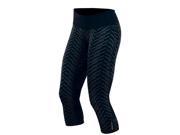 Pearl Izumi 2015 16 Women s Run Flash Print 3 4 Tight 12211503 Black Black Print L