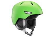 Bern 2016 17 Kids Juniors Weston JR Winter Snow Helmet Matte Neon Green w Black Liner S M