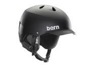 Bern 2014 15 Watts EPS Winter Snow Helmet w 8tracks Audio Knit Matte Black w 8Tracks Audio Liner XXL XXXL