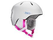 Bern 2016 17 Kids Girls Bristow JR Winter Snow Helmet Satin White w White Liner XS S