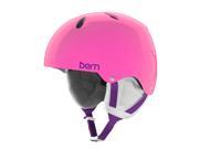 Bern 2016 17 Youth Teen Diabla EPS Thin Shell EPS Winter Snow Helmet Translucent Pink w White Liner M