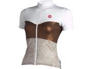Castelli 2014 Women s Safari Short Sleeve Cycling Jersey A12044 safari white S