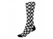 Shebeest 2016 17 Women s Tall Cycling Socks 3656 houndstooth Black L XL