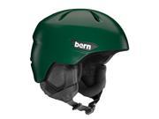 Bern 2016 17 Men s Weston EPS Winter Snow Helmet w Earflaps Satin Hunter Green w Black Liner S M
