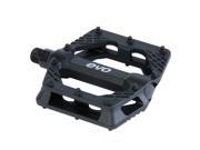 Evo Freefall Sport Resin BMX Platform Bicycle Pedals Black 9 16in