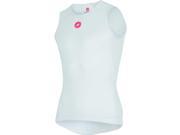 Castelli 2016 17 Pro Issue Sleeveless Cycling Base Layer A15538 White 2XL