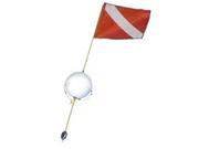 Marine Sports Products One Pc Ball Float W Flag 4662
