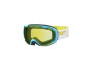 Bern 2016 17 Scout Junior Girls Small Frame Winter Snow Goggles White Yellow Goggle w Yellow Light Mirror Lens