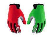 POC 2016 Index Air Full Finger Cycling Glove 30233 Thallium Green Bohrium Red M