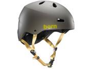 Bern 2015 Men Macon EPS Summer Bike Skate Helmet w Crank Fit Matte Charcoal Grey L XL