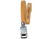 Zefal Christophe 516 Leather Bicycle Pedal Strap Single Brown