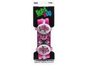 Roller Derby Light Em Up LED Lighted Laces 72 Inches LL72 Pink