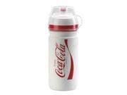 Elite Corsa Coca Cola Bicycle Water Bottle 550ml White