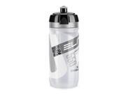 Elite Corsa Bicycle Water Bottle 550ml CLEAR silver logo
