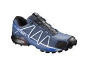 Salomon 2016 17 Men s Speedcross 4 Trail Running Shoe L38313600 Slateblue Black Blue Yonder 12.5