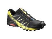 Salomon 2016 17 Men s Speedcross Pro Trail Running Shoe L38312200 Black Black Corona Yellow 11