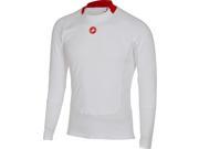 Castelli 2017 Prosecco Long Sleeve Cycling Base Layer A16528 White L
