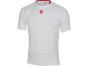 Castelli 2016 17 Prosecco Short Sleeve Cycling Base Layer A16529 White L
