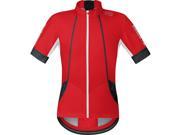 Gore Bike Wear 2016 Men s Windstopper Oxygen Soft Shell Cycling Jersey SMWOXY Red Black S