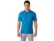 Adidas Golf 2017 Men s ClimaCool PrimeKnit Short Sleeve Polo Shirt Mineral Blue Ray Blue M