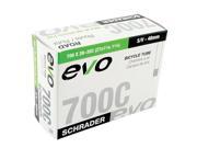 EVO Schrader Valve 700c .85mm Wall Bicycle Tube 700x28 35C 27x1 1 8 1 1 4 AV48